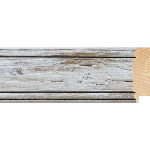 Calliope Grande · Weiß lasiert · Holzrahmenleisten