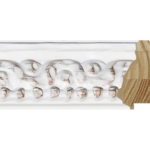 Yara · Weiß · Holzrahmenleisten