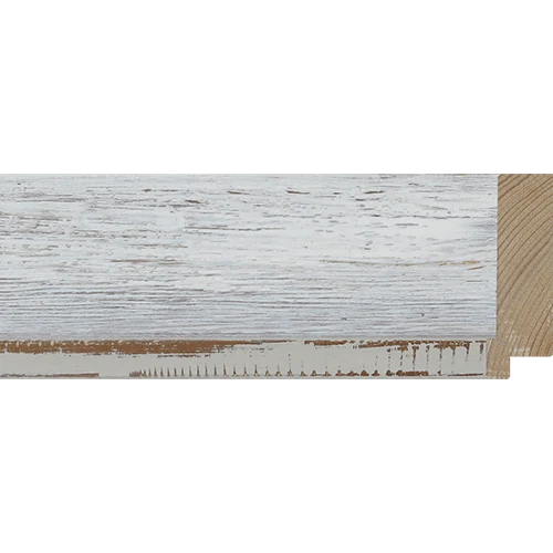 Tiziana · Weiß lasiert · Holzrahmenleisten